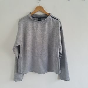 Champion Gray Mockneck Oversized Boxy Sweater XL